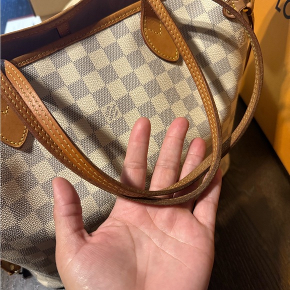 AUTHENTIC LV DAMIER AZUR NEVERFUL GM SET - Picture 10 of 16